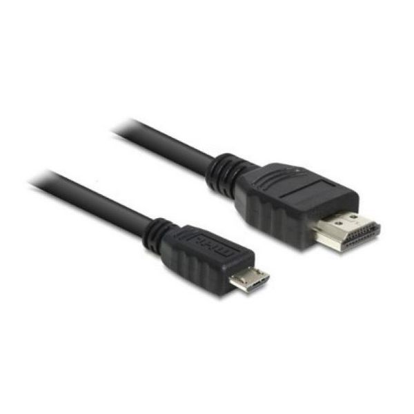 Micro USB B to HDMI MHL Cable DELOCK 83244 2 m Black